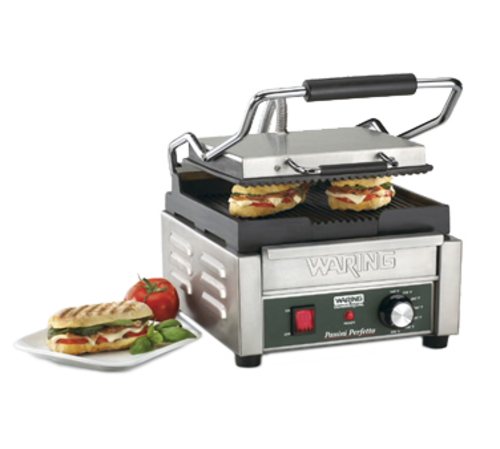 Waring Panini Perfetto WPG150 9.75" Cast Iron Sandwich Grill