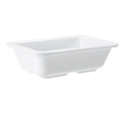 G.E.T. Milano 3" x 4-3/4" 4 oz. White Melamine Relish Dish | Model No. ML-123-W