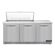 Continental Refrigerator SW72N18M-FB Refrigerated Counter, Mega Top Sandwich / Salad Unit