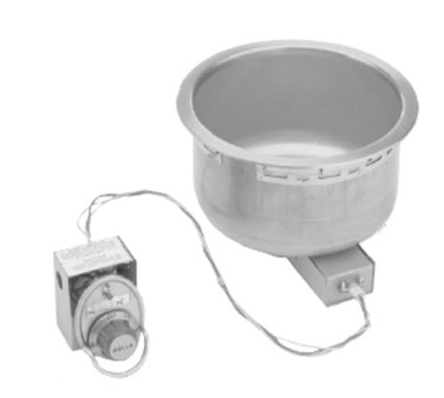 Wells SS-10TD 11 qt Drop-In Round Hot Food Well w/Drain | 620 Watts