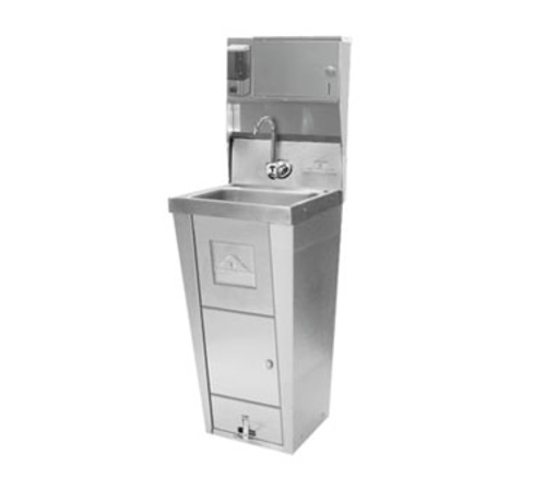 Advance Tabco 7-PS-99 Pedestal Hand Sink w/Soap & Towel Dispenser