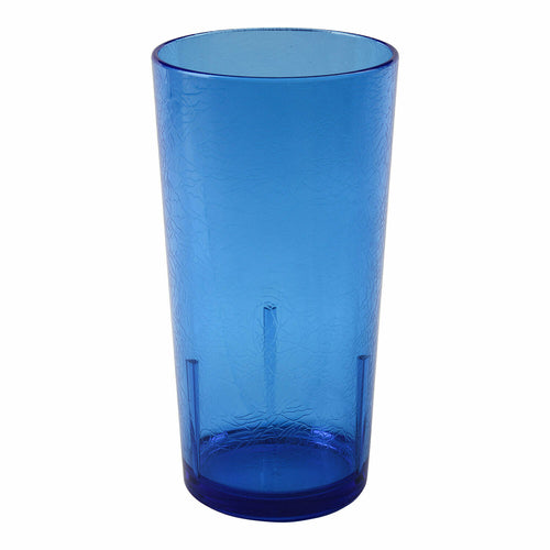 Cambro D24 Del Mar 24 oz. Crackled Plastic Tumbler Cup