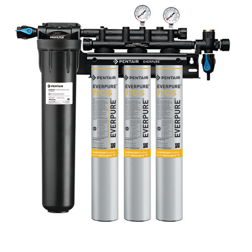 Everpure INSURICE TRIPLE PF-7FC-S Water Filtration System for Ice Machine