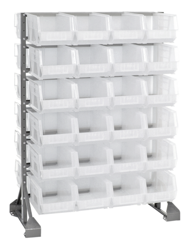 Quantum QRU-12D-240-48CL Shelving Unit, Louvered Slotted
