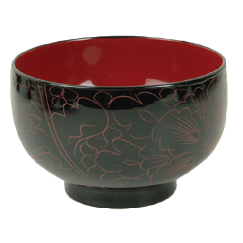 Thunder Group 45-3 9 oz. Wood Noodle Bowl | Case of 12