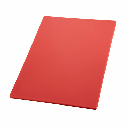 Winco CBRD-1218 12" X 18" Cutting Board | Red