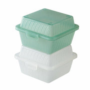 G.E.T. EC-08-1-ET Reusable Plastic Eco-Takeouts Container | Case of 24