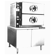 Crown Steam EDA-2 2-Compartment Electric Pressure Steamer w/ 36" Cabinet Base