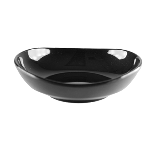 Thunder Group 19055BK 8 oz. Black Melamine Saucer | Case of 12