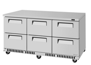 Turbo Air TUR-72SD-D6-FB-N Undercounter Refrigerator