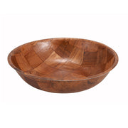 Winco WWB-10 10" Woven Wood Salad Bowl