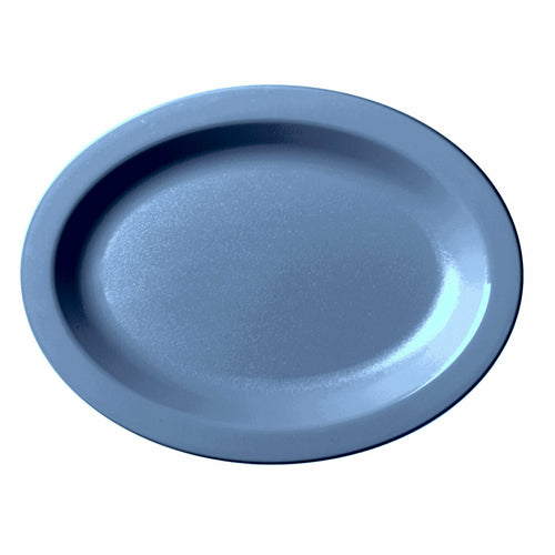 Cambro 120CWP Camwear Narrow Rim Oval Platter | 12" x 9"