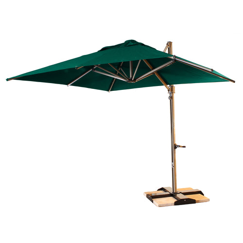 Grosfillex 98702031 Forest Green 10 ft Windmaster Cantilever Umbrella