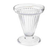 G.E.T. ICM-25-CL Dessert Time 6 oz. Plastic Sundae Dish | Case of 24