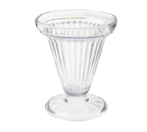 G.E.T. ICM-25-CL Dessert Time 6 oz. Plastic Sundae Dish | Case of 24