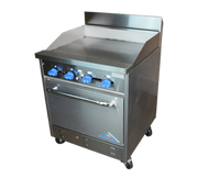 Comstock-Castle F326-30 30" Gas Griddle Range w/ Standard Oven | 102,000 BTU