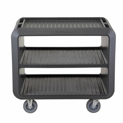 Cambro SC337 3-Shelf Open Side Service Cart Pro | 600 lb. Capacity