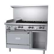 Garland U48-6G12RS Range, 48" Restaurant, Gas