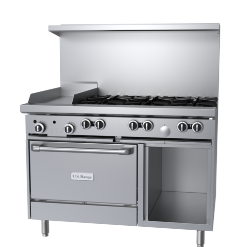 Garland U48-6G12RS Range, 48" Restaurant, Gas