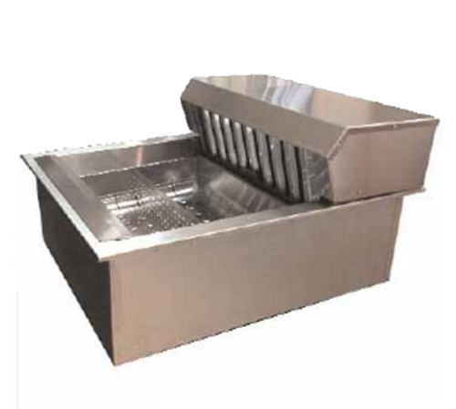 Carter-Hoffmann CNH18LP Crisp N Hold 2-Section Drop-In Fry Dump Station
