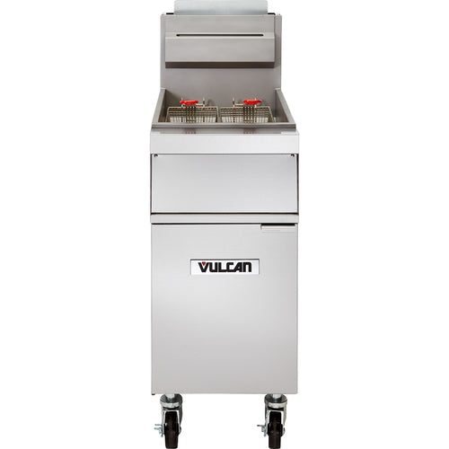 Vulcan 1GR85M Gas Floor Model Full Pot Fryer