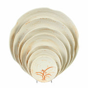 Thunder Group 1814  14" Gold Orchid Series Melamine Plate | Case of 12