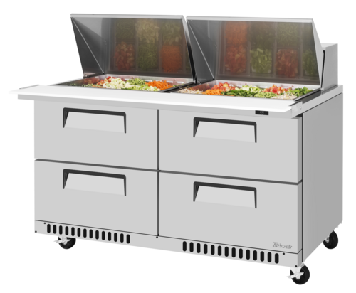 Turbo Air TST-60SD-24-D4-FB-N Mega Top Sandwich / Salad Prep Table