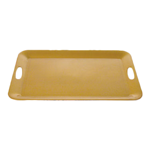 Thunder Group 19-1/2"(l) x 14-1/2"(w) Rectangle, w/Handles Gold PearlMelamine Serving Tray | Model No. RF2920G