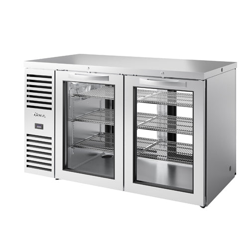 True Mfg. TBR60-PTSZ1-L-B-GG-GG-1 Back Bar Cooler