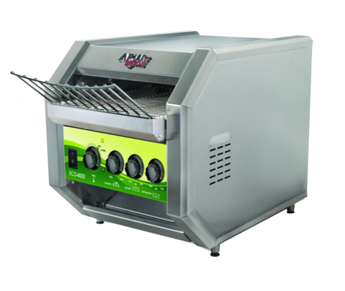 APW Wyott ECO 4000-500L 500 Slice/Hr. Electric Countertop Conveyor Toaster | Analog Controls