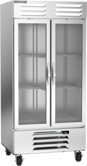 Beverage Air FB35HC-1G 39.5" 2 Glass Door Bottom Mount Reach-In Freezer | 35.08 Cu. Ft.