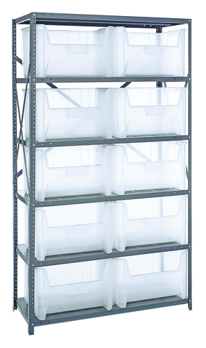 Quantum QSBU-700CL Shelving Unit, Solid Flat