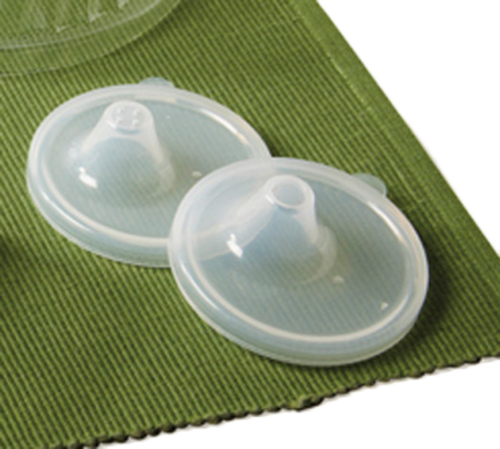 G.E.T. SN-105-CL Single Opening Clear Polypropylene Lid | Case of 24