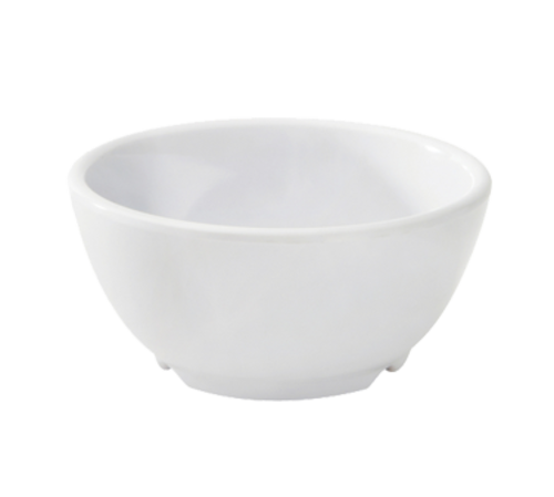 G.E.T. B-525-DW Diamond White 5-1/4" 16 oz. White Melamine Bowl | Case of 24