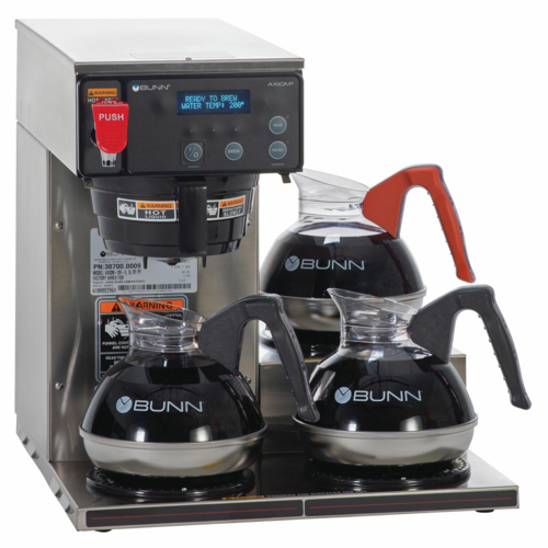 Bunn AXIOM-DV-3-0009 Single Brewer 3 Warmer Coffee Brewer