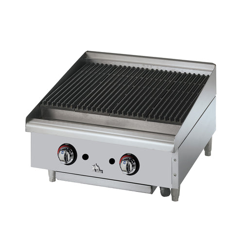 Star 6024CBF 24" Lava Rock Gas Charbroiler | 80,000 BTU