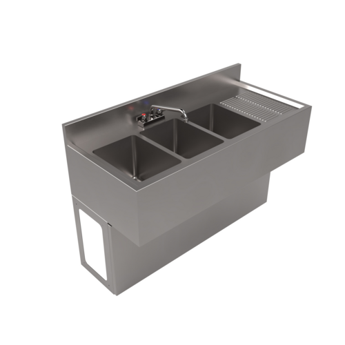 BK Resources UBB-21-348RS Underbar Sink Units
