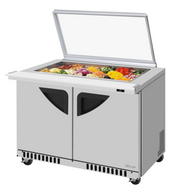 Turbo Air TST-48SD-18-FB-N-GL Mega Top Sandwich / Salad Prep Table