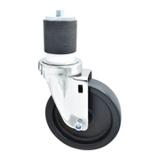 BK Resources 5SS-4RA-LDP Casters
