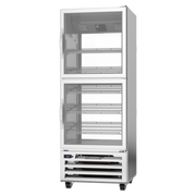 Beverage Air RID18HC-HG 28" 4-Glass Half Door Pass Thru Refrigerator | 18.38 Cu. Ft.