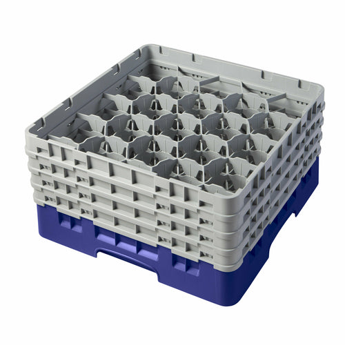 Cambro 20S800 Camrack 20 Compartment Glass Rack w/ 4 Extenders