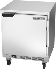 Beverage Air UCF27HC 27" 1 Door Shallow Depth Undercounter Freezer | 5.24 Cu. Ft.