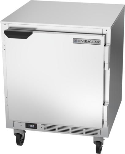 Beverage Air UCF27HC 27" 1 Door Shallow Depth Undercounter Freezer | 5.24 Cu. Ft.