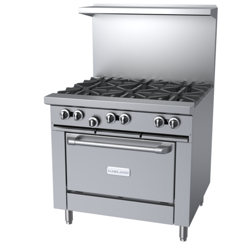 Garland G36-6R 36" Gas Range w/ 6-Burners & Standard Oven | 236,000 BTU