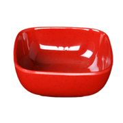 Thunder Group 4oz Passion Red Melamine Square Bowl | Model No. PS3103RD
