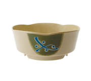 G.E.T. 0163-TD Traditional 5-1/4" 16 oz. Scallop Edge Melamine Bowl | Case of 12