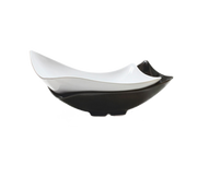 G.E.T. San Michele ML-220-SM 4 qt Rectangle Wavy Melamine Serving Bowl