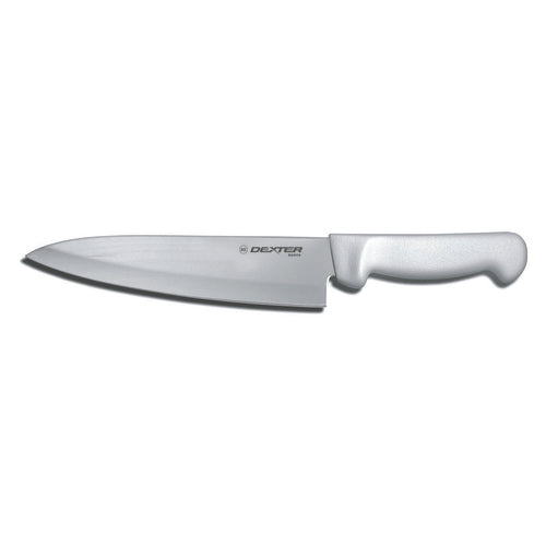 Dexter Russell P94801 8" Chef's Knife | Polypropylene White Handle