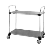 Metro MW108 2 Solid Shelves Utility Cart | 375 lb. Capacity