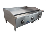 Comstock-Castle CS-24EG-C 24" Countertop Electric Griddle | 1" Chrome Plate